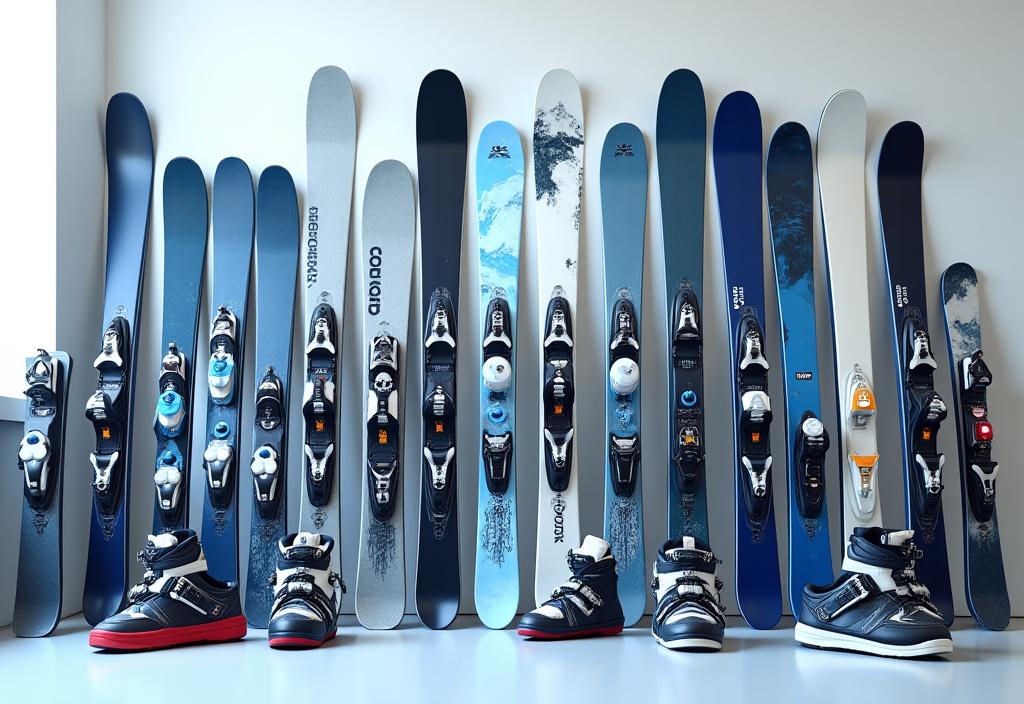 Premium ski and snowboard rental equipment